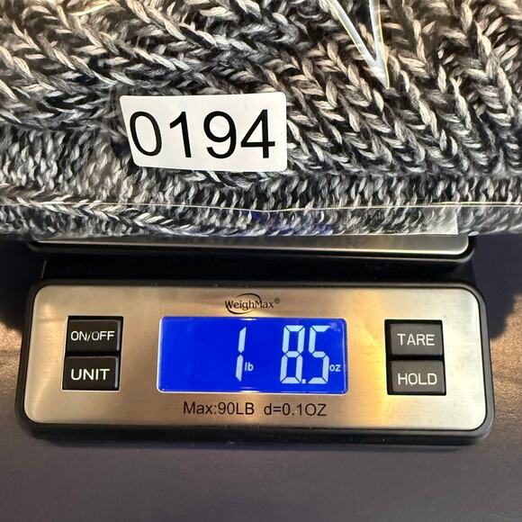 Ann Taylor Chunky Knit Button Front Cardigan Sweater | Black Marled | Size Large - Picture 9 of 9